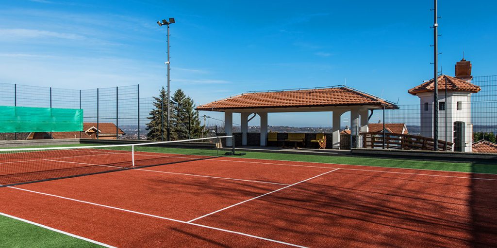 pistas de tenis de césped